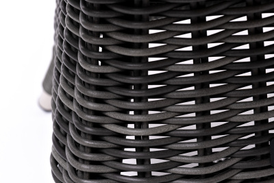 "Равенна" кофейный стол из искусственного ротанга, цвет графит