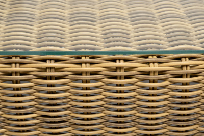 "Боно" лаунж-зона из искусственного ротанга, цвет соломенный